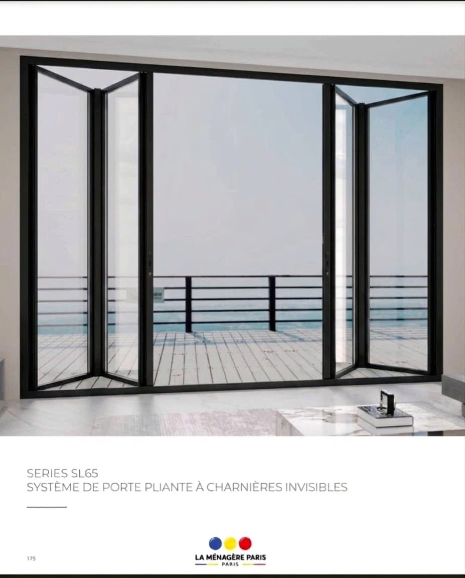 Baie vitrée séries SL65