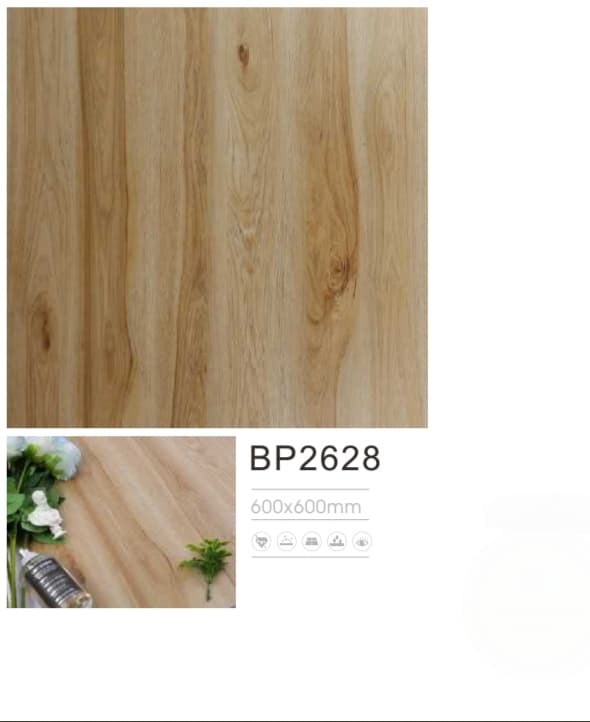Prix:14€/M2-Carrelage Céramique Imitation Parquet – Référence BP2628,Taille:60*60cm