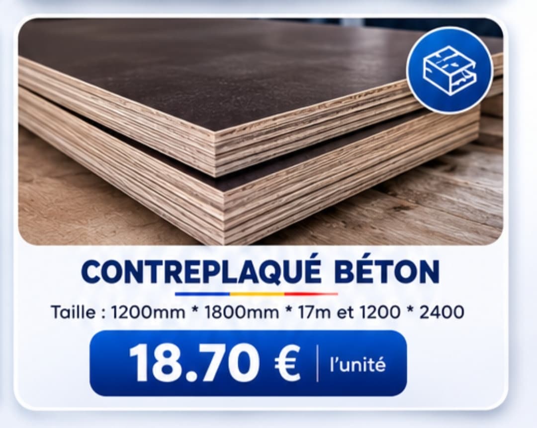 Contreplaqué Béton – LA MÉNAGÈRE PARIS
